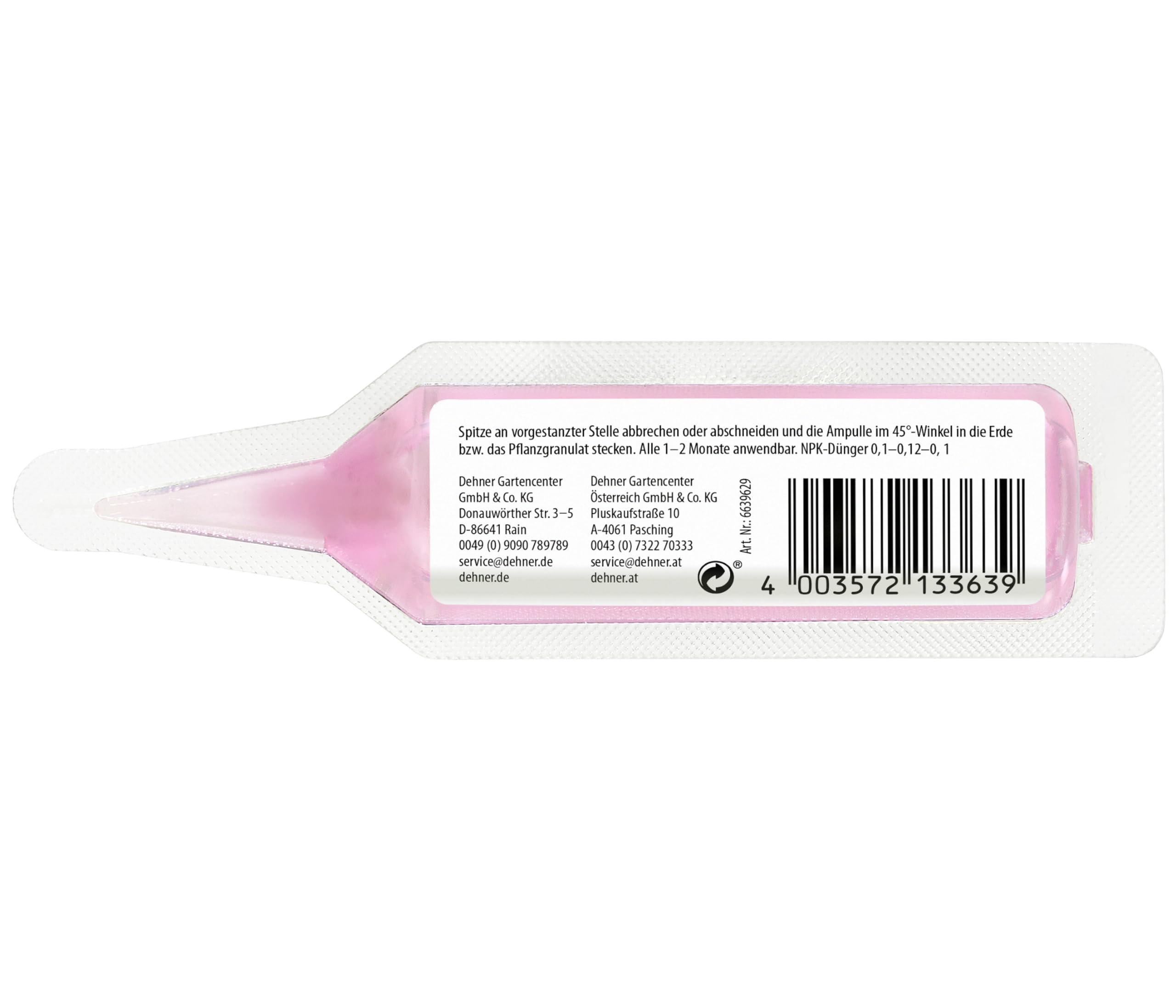 Dehner Orchideen Vitalkur Flüssigdünger 10x30ml