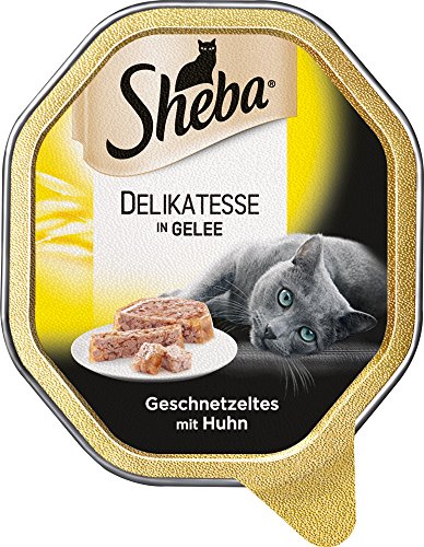 Sheba Delikatesse in Gelee Nassfutter Huhn 85 g Schale