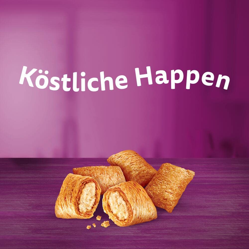 Whiskas Groom & Care Huhn Katzensnack 8x50g Haut Fell