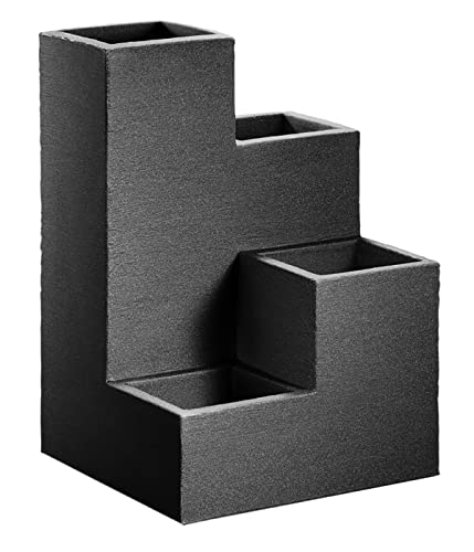 Dehner Wendeltreppentopf Los Angeles Kunststoff 40x60x40 anthrazit