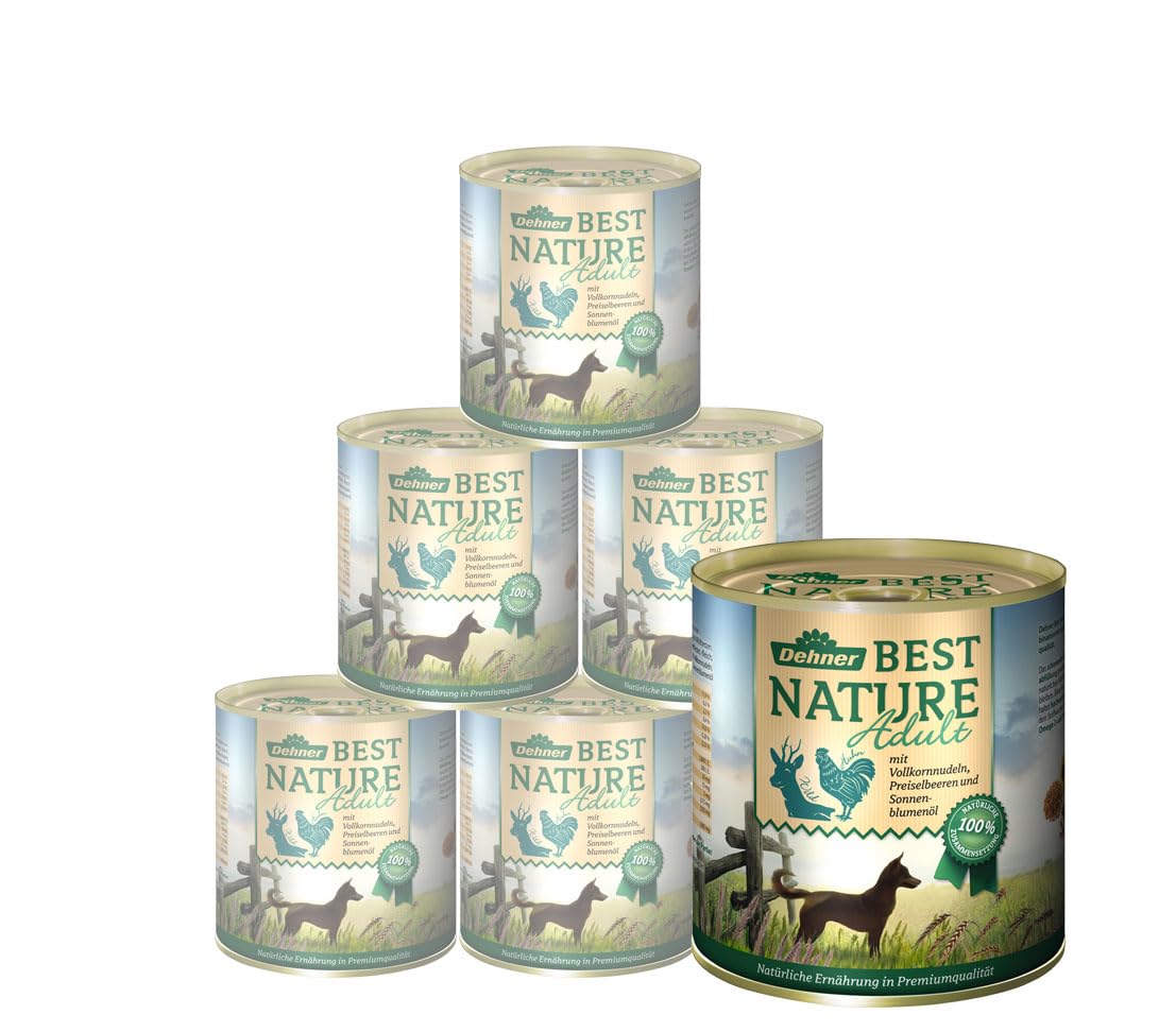 Dehner Best Nature Senior Nassfutter Lamm-Geflügel 6x800g