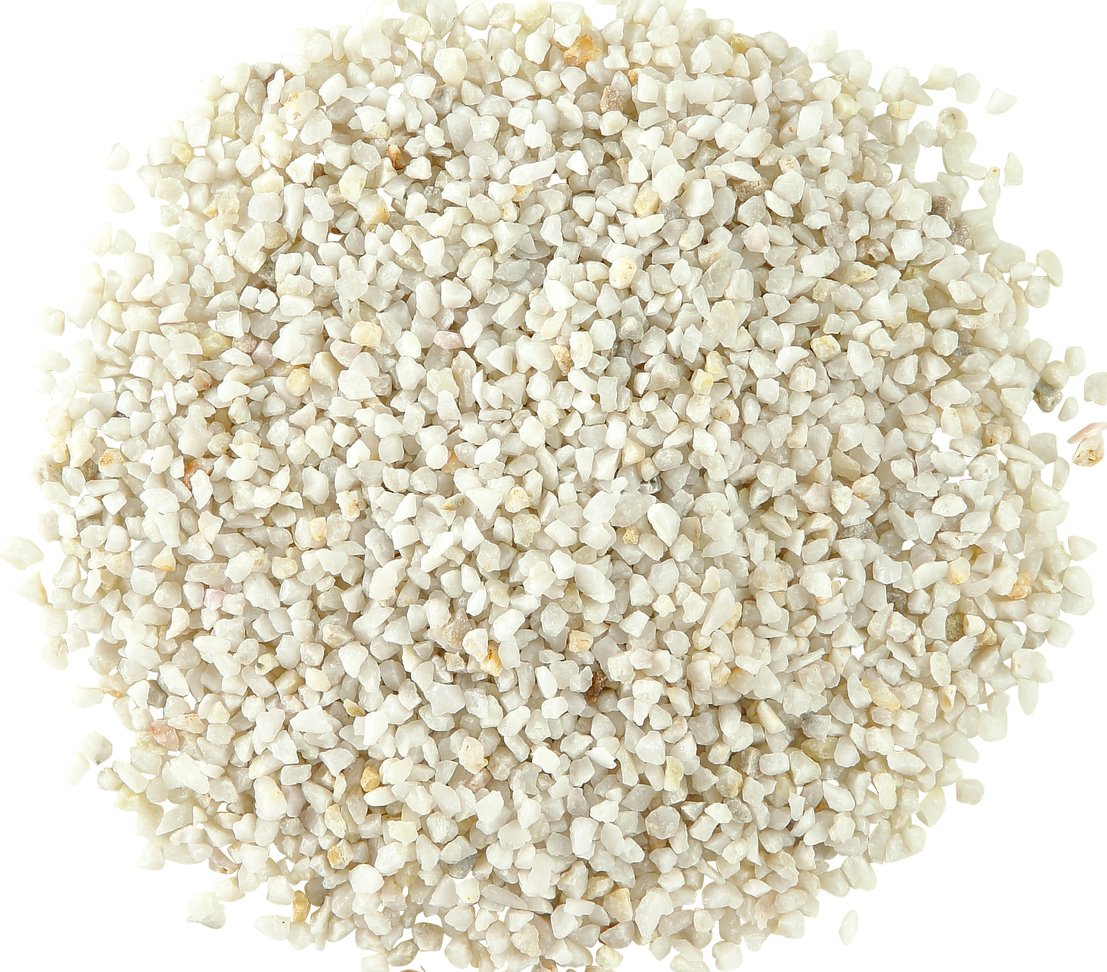 Dehner Aqua Aquarienkies Bodengrund weiß 3-4mm 5kg