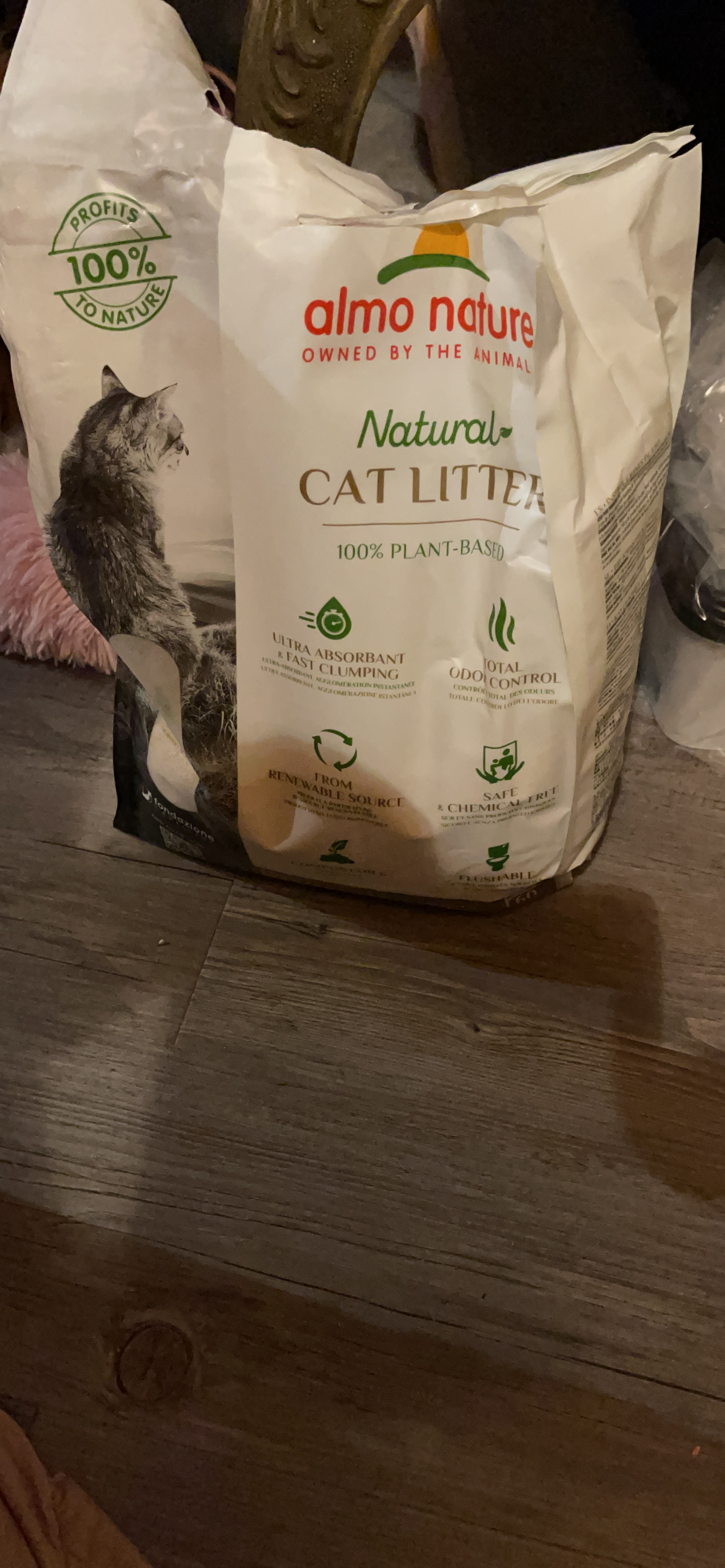 Almo Nature Cat Litter Katzenstreu 4,54kg pflanzlich