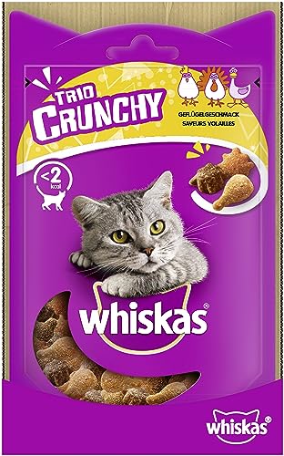 Whiskas Trio Crunchy Katzensnack Geflügel 6x55 g Mix
