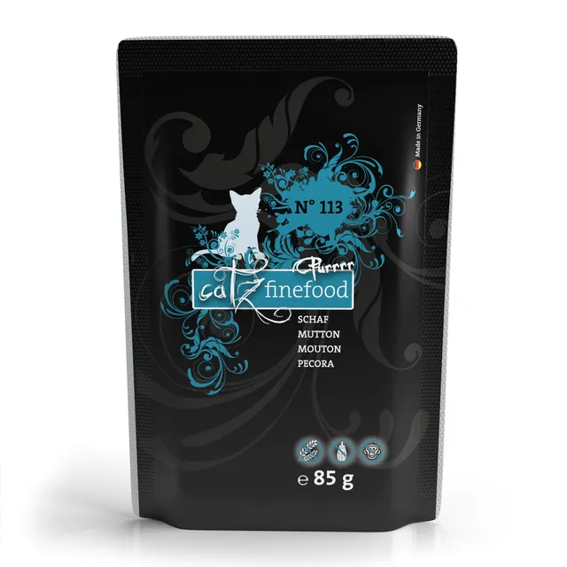 catz finefood Purrrr No.113 Schaf Nassfutter 85g getreidefrei
