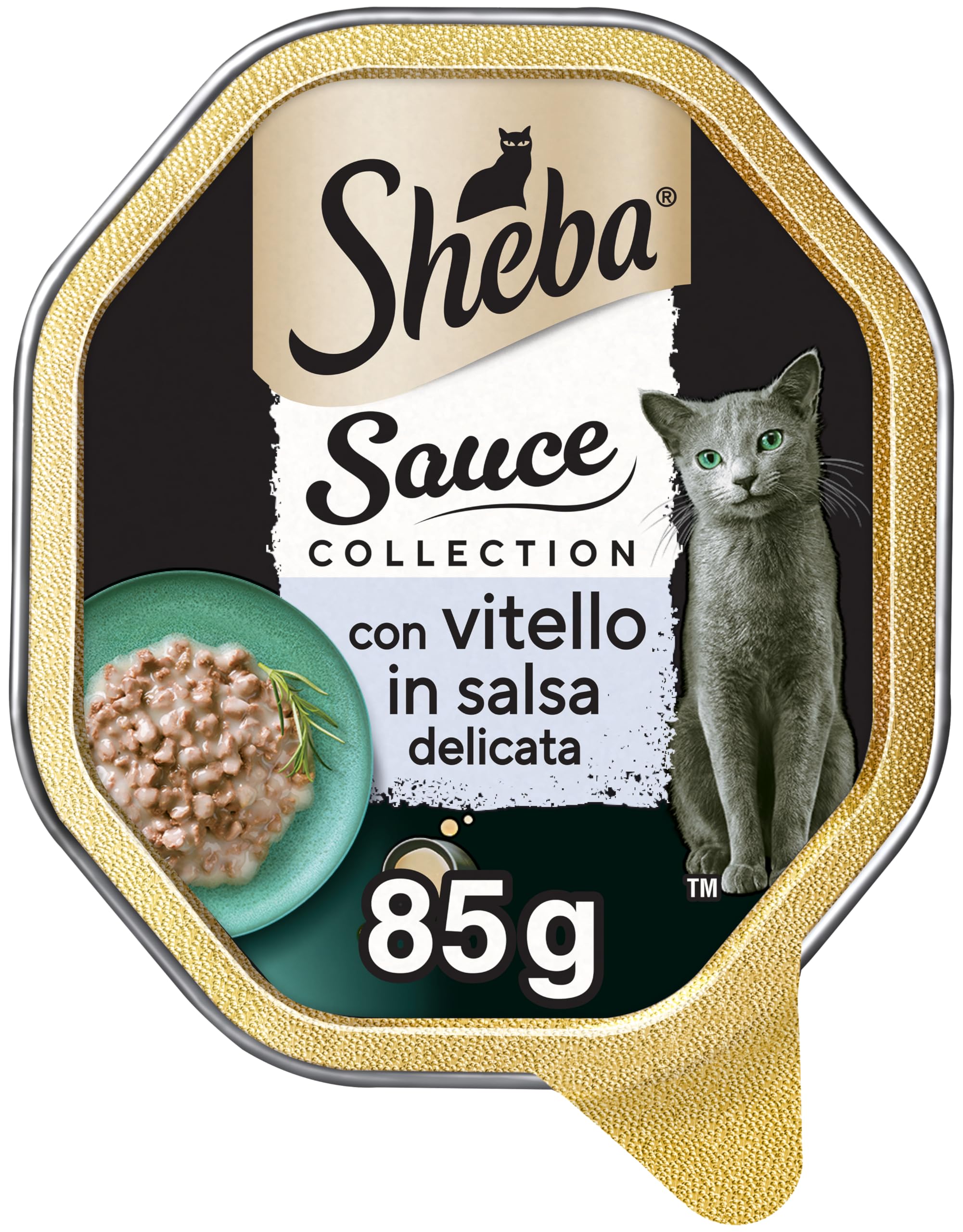 Sheba Sauce Collection Kaninchen und Gemüse Nassfutter 22x85g in Sauce
