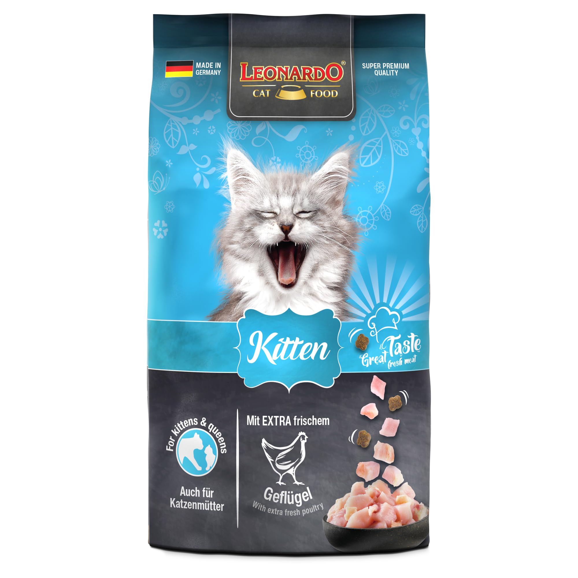 Leonardo Kitten Trockenfutter Geflügel 2kg getreidefrei