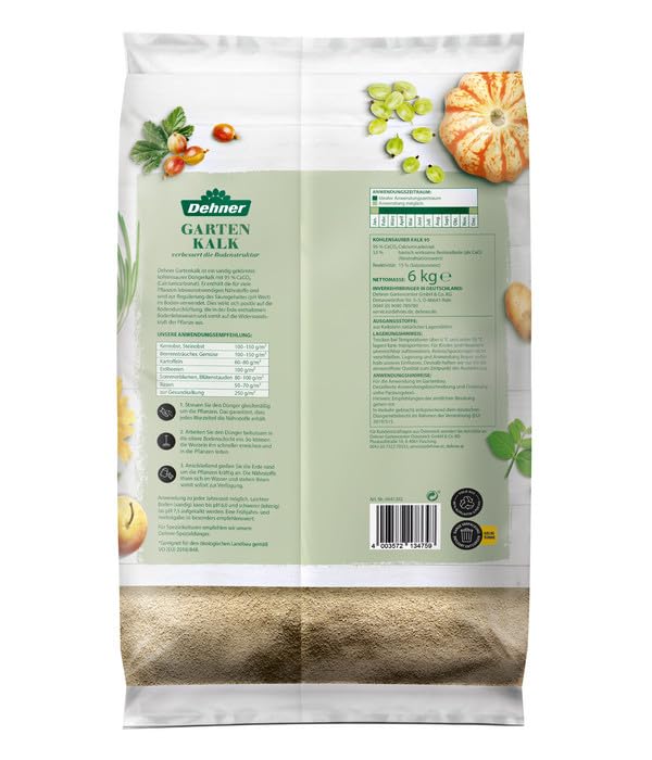 Dehner Premium Lovely Gartenkalk gekörnt 15 kg für 150 qm