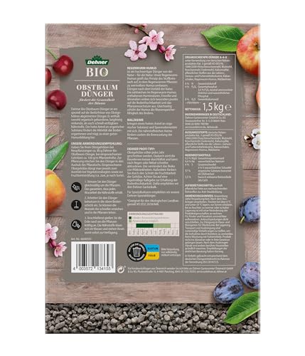 Dehner Premium Lovely Bio Obstbaumdünger 1,5kg organisch