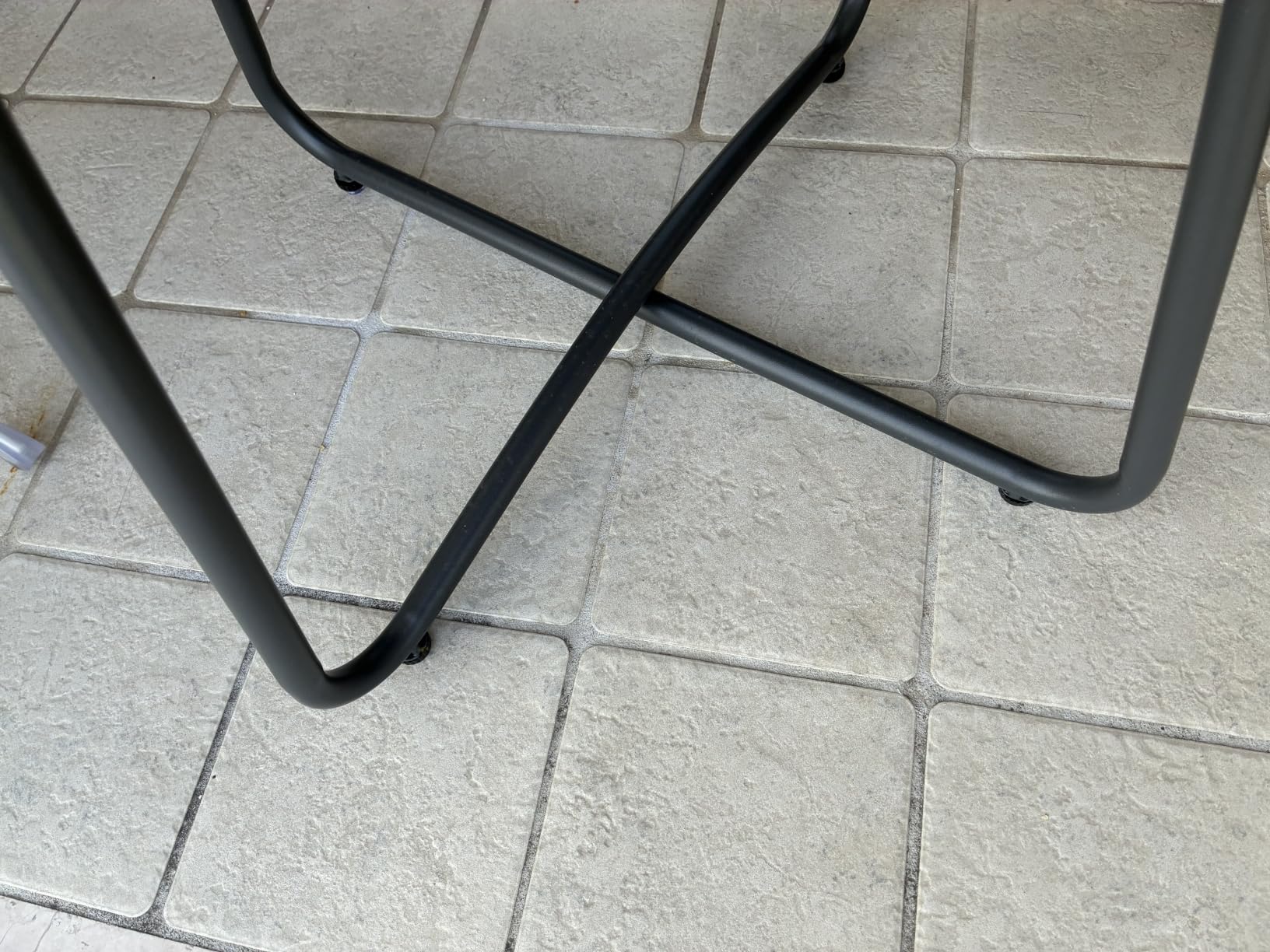 Dehner Ibiza Beistelltisch anthrazit 45 cm Stahl