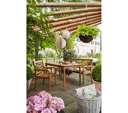 Dehner Samoa Gartenstuhl 90x60 Akazienholz geölt