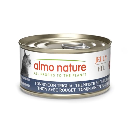 Almo Nature HFC Jelly Nassfutter Thunfisch Rotbarbe 70g 24er