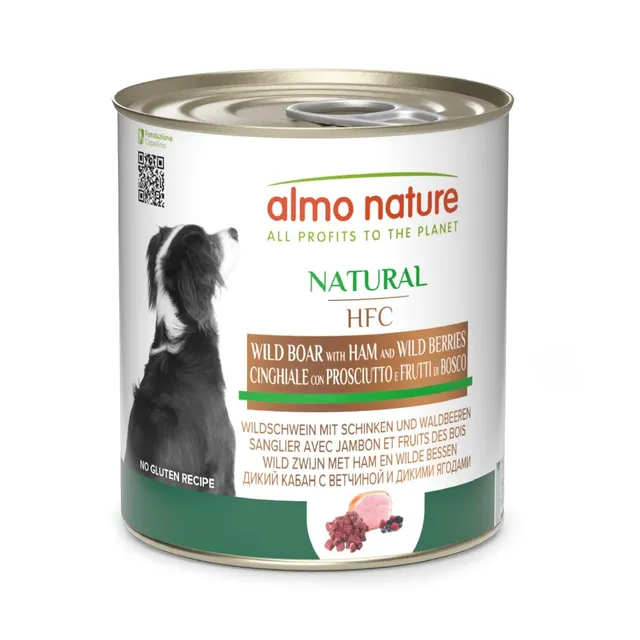 Almo Nature HFC Natural Nassfutter Wildschwein Schinken 12x290g glutenfrei