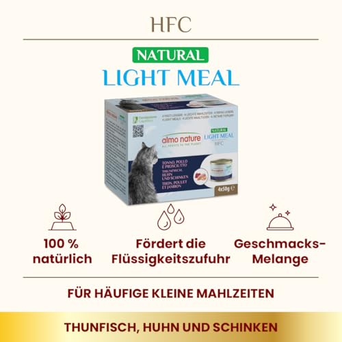 Almo Nature HFC Light Thunfisch Nassfutter 4x50g