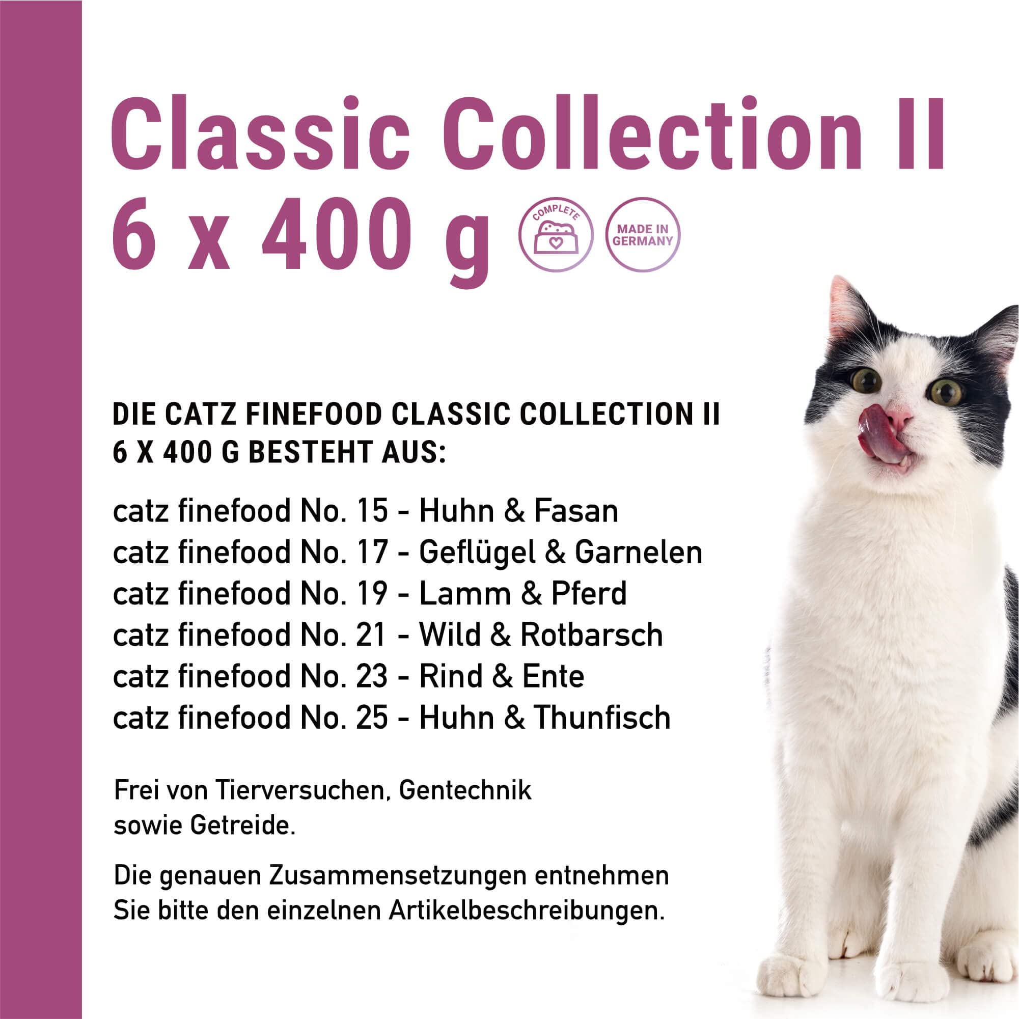 catz finefood Multipack 2 Nassfutter 6x400g mix