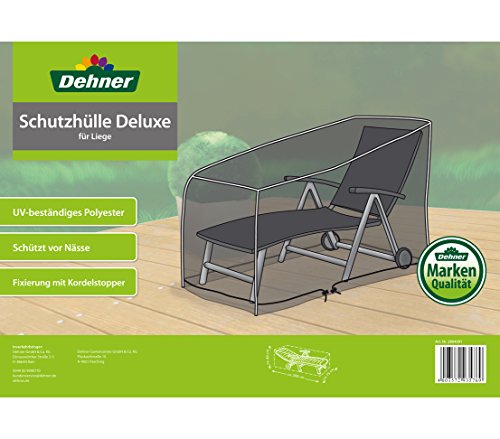 Dehner Deluxe Schutzhülle Gartenliege 200 cm anthrazit