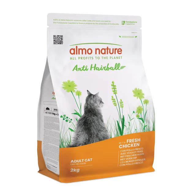 Almo Nature Anti-Hairball Huhn Trockenfutter 2kg Adult