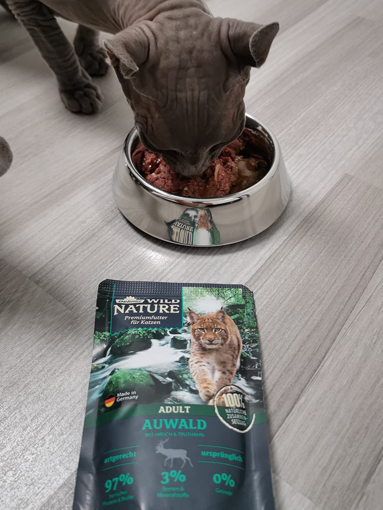Dehner Wild Nature Auwald Nassfutter Hirsch 16x85 g