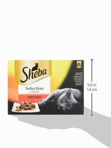 Sheba Delikates Duo Nassfutter Sauce 6x85 g Fleisch Fisch