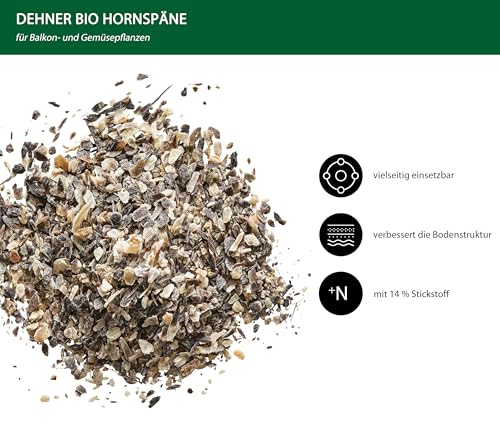 Dehner Bio Hornspäne Dünger 2,5kg stickstoffreich