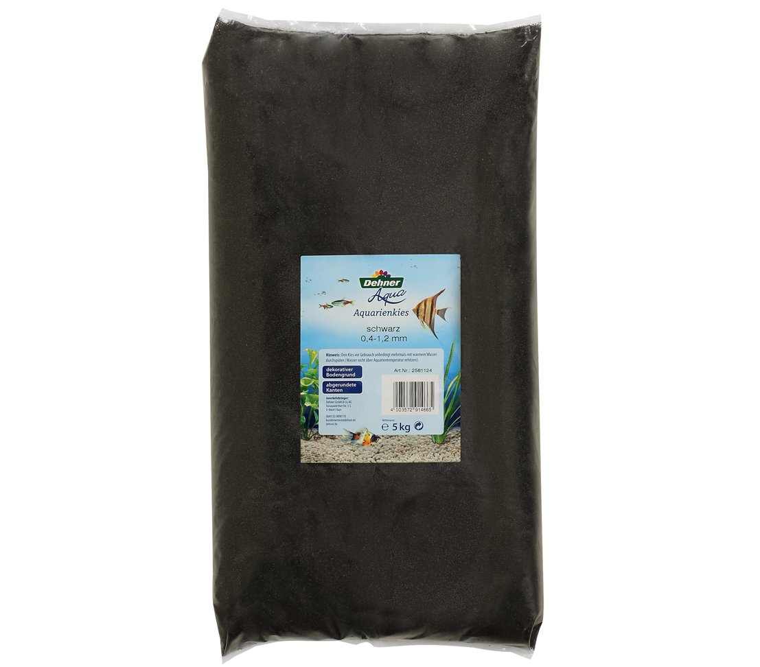 Dehner Aqua Aquarienkies 2-4 mm 5 kg rot abgerundet