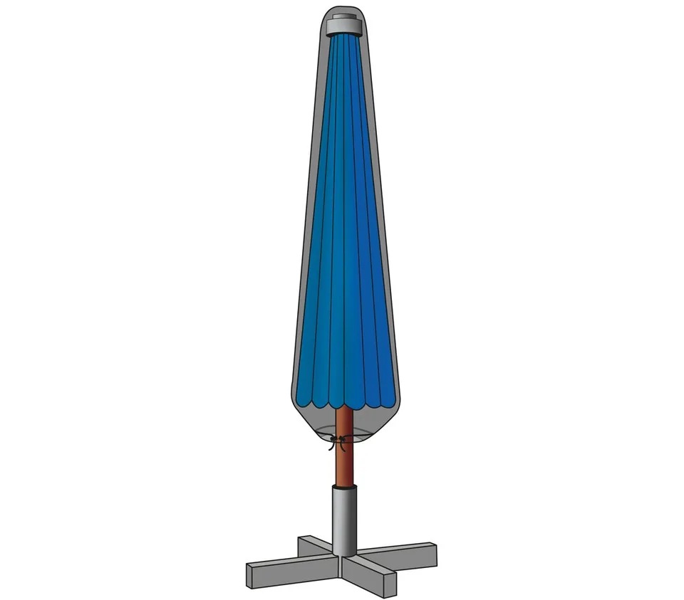 Dehner Deluxe Schutzhülle Sonnenschirm 250 cm anthrazit