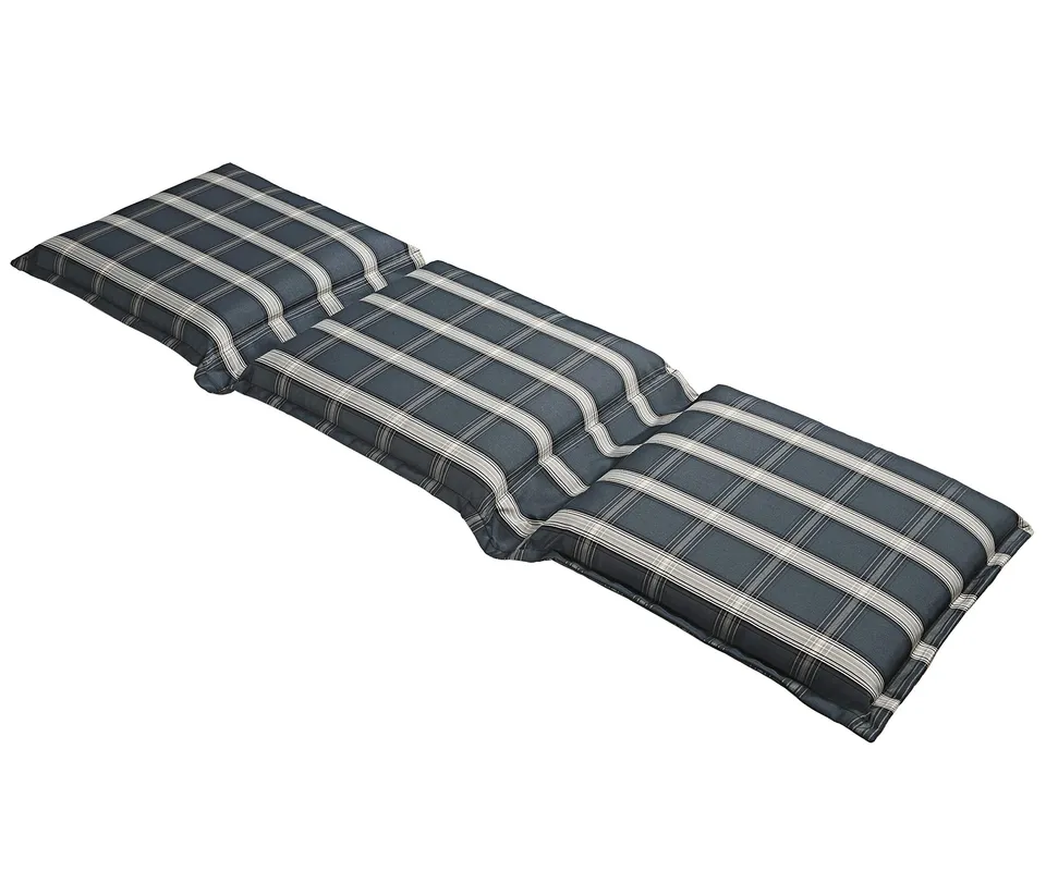 Dehner Lancy Flexbankauflage 3-Sitzer 160x45x8 grau-creme