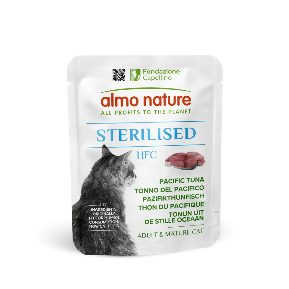 Almo Nature HFC Sterilised Nassfutter Thunfisch 24x50g light