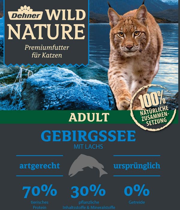 Dehner Wild Nature Gebirgssee Trockenfutter 1,5 kg Lachs getreidefrei