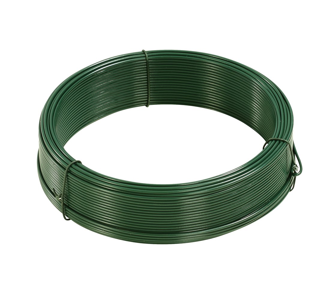 Dehner Bindedraht 2er Set 50m 2,0mm dunkelgrün
