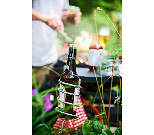 Dehner Bierflaschenhalter Eisen Gartenstab 100cm