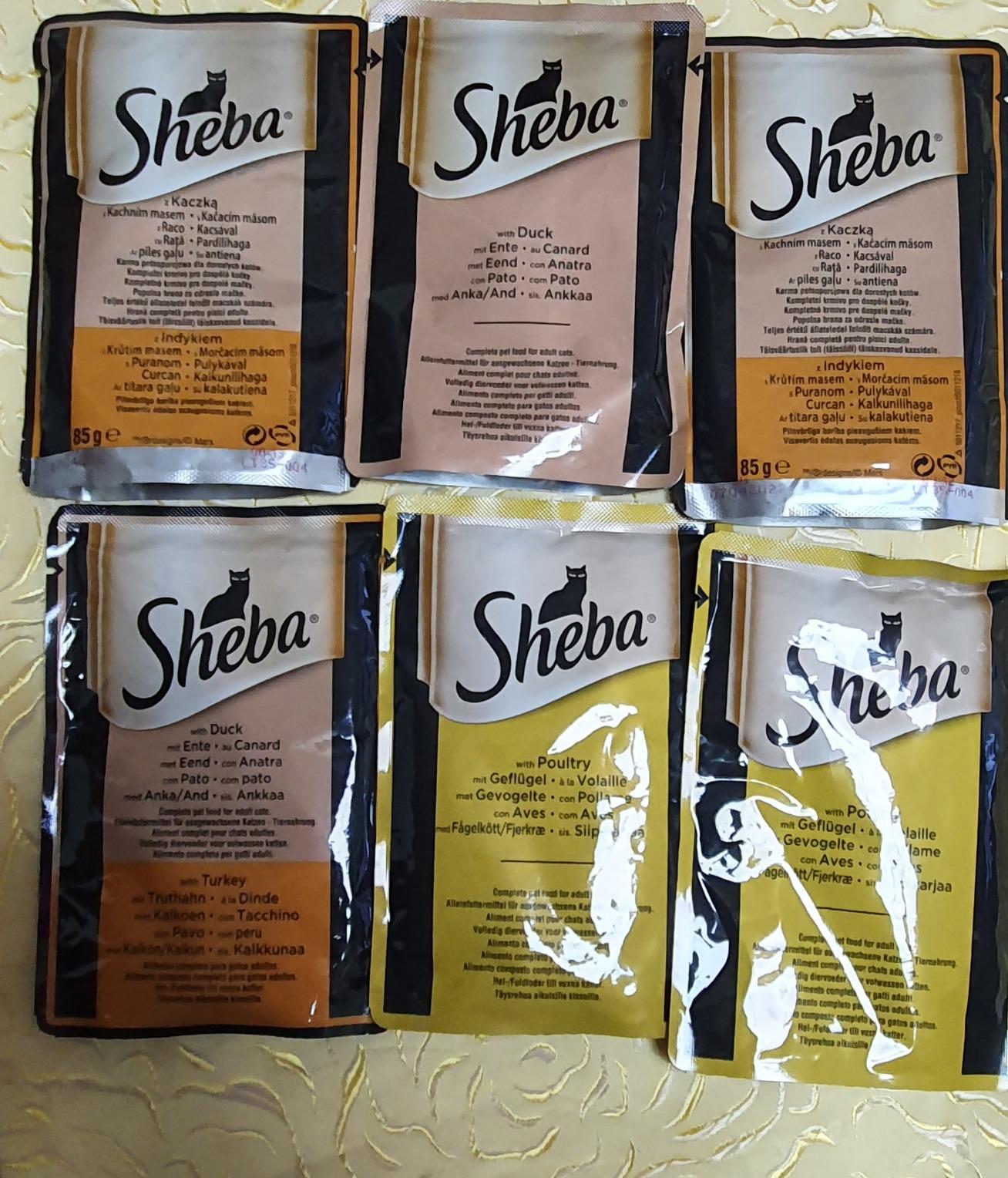 Sheba Selection Sauce Nassfutter Geflügel 72x85g cremig