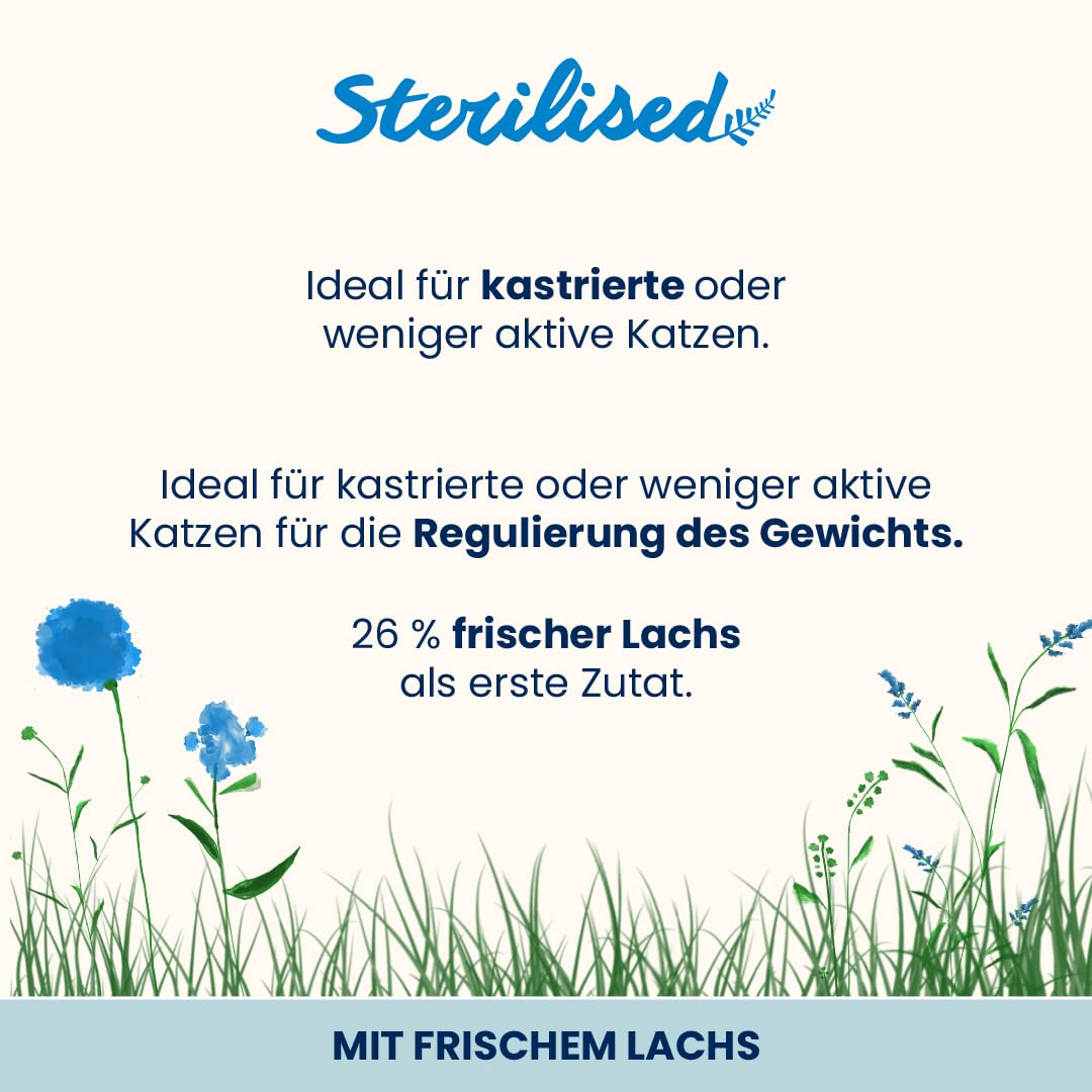 Almo Nature Sterilised Trockenfutter 2kg Lachs