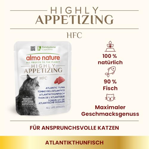 Almo Nature HFC Highly Appetizing Katzenfutter Thunfisch 24x50g