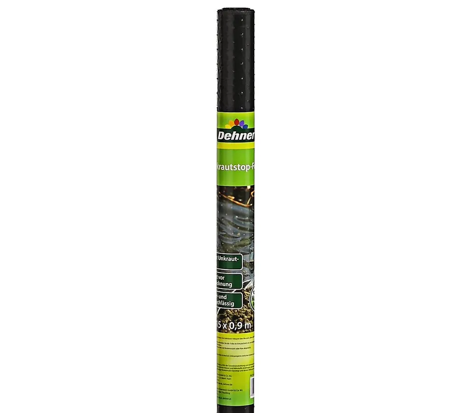 Dehner Unkraut-Folie 15x0,9 m dunkelgrau Beetfolie