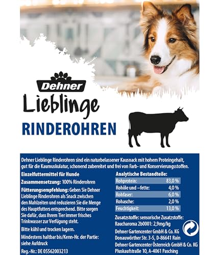 Dehner Lieblinge Rinderohren Hundesnack 660 g