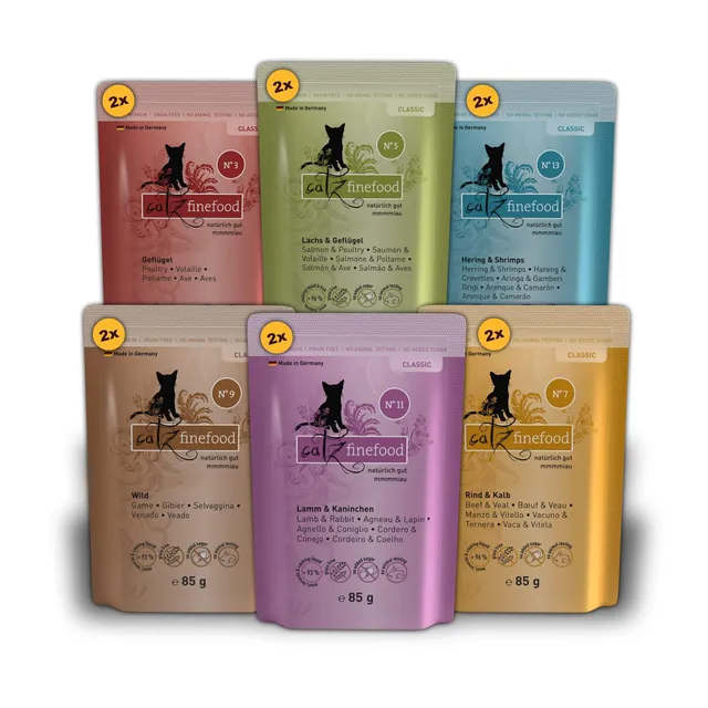 catz finefood Multipack 1 Nassfutter 12x85g Mix