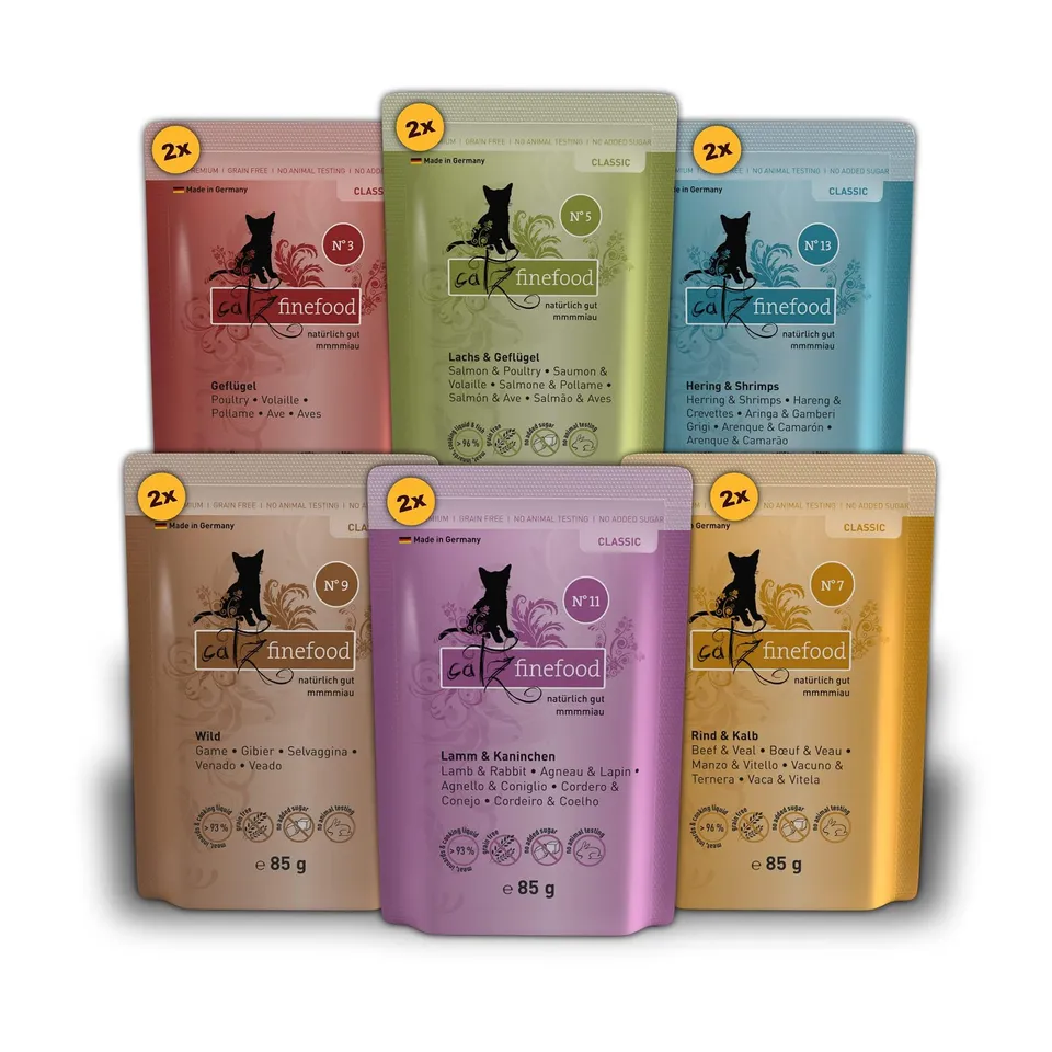 catz finefood Multipack 1 Nassfutter 12x85g Mix