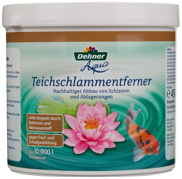 Dehner Aqua Teichschlammentferner Pulver 500 g für 10000 l