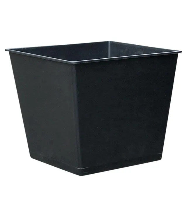Dehner Universal-Pflanztopf schwarz 30x26x26cm eckig