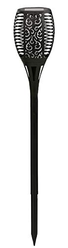 Dehner Flammenfackel Jumbo Solarleuchte schwarz 75 cm