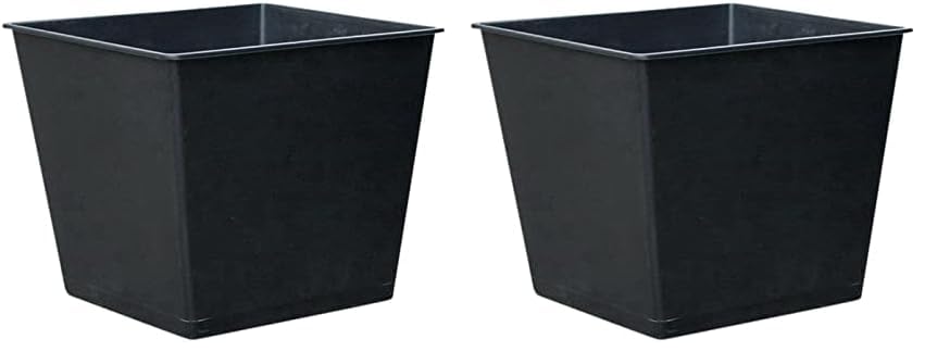 Dehner Universal-Pflanztopf schwarz 30x26x26cm eckig