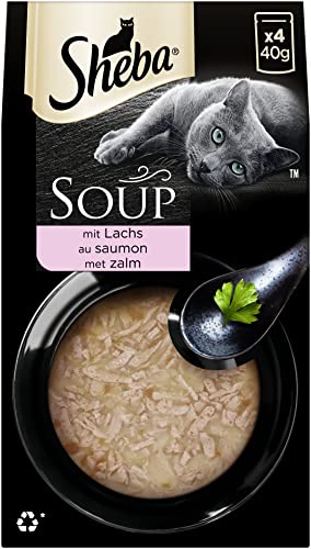 Sheba Soup Snack Suppe Lachs 40x40g Portionsbeutel