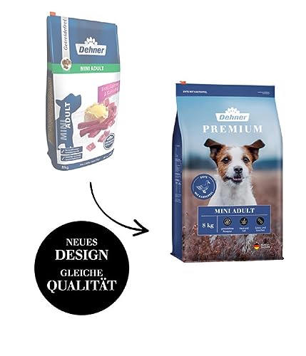 Dehner Premium Mini Adult Trockenfutter Ente Lamm 8kg