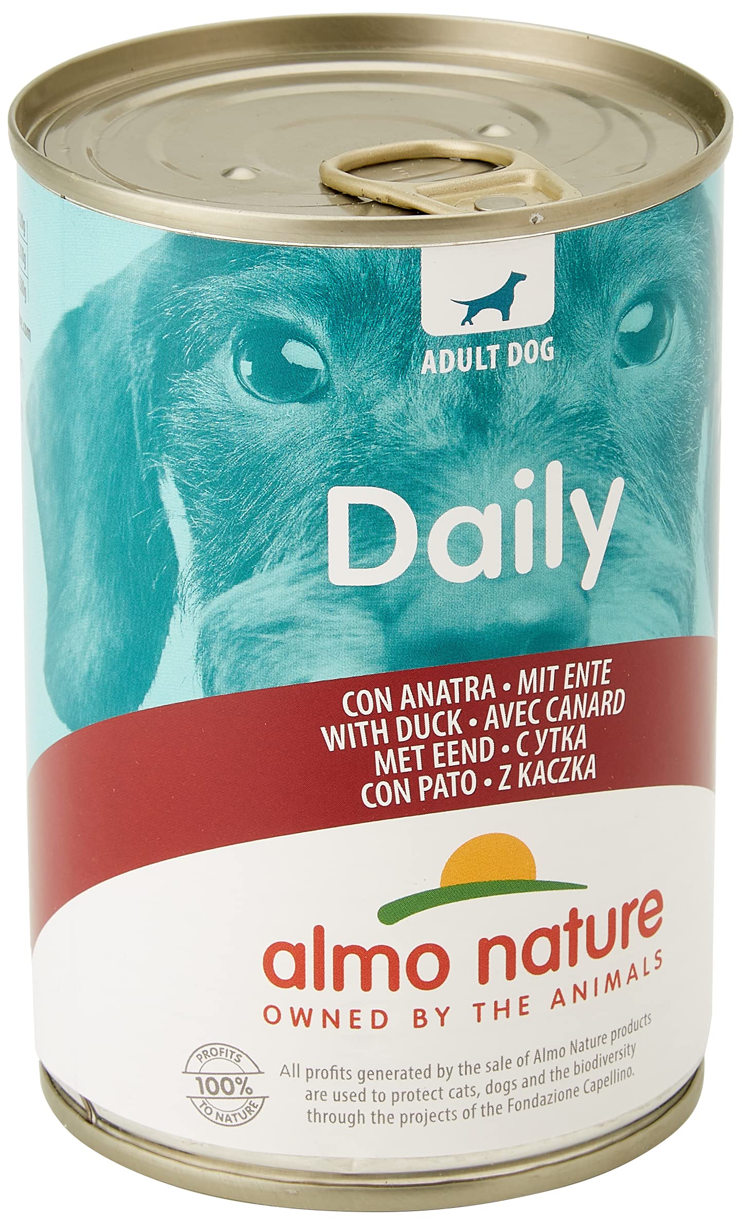 Almo Nature Daily Hundefutter Rind 24x400g getreidefrei