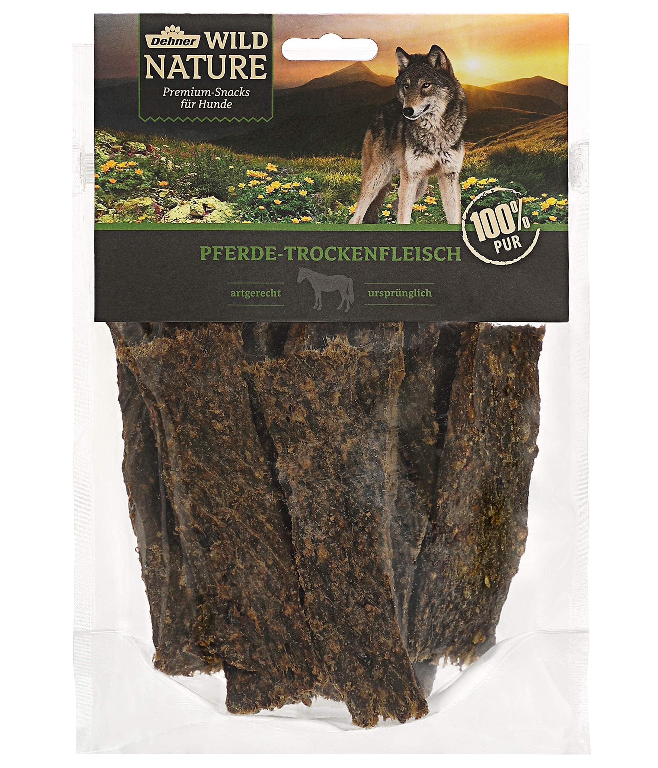 Dehner Wild Nature Hundesnack Hirsch-Lunge 200g