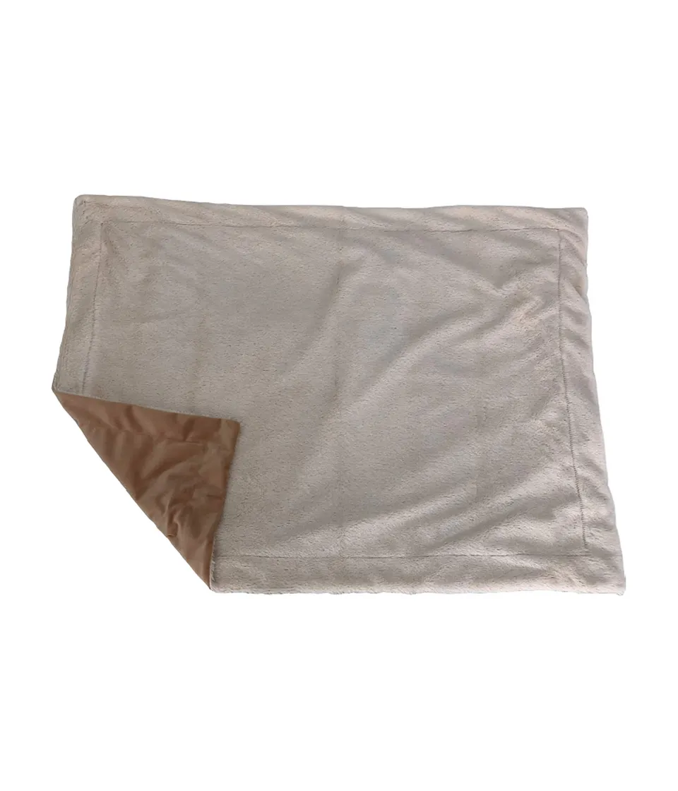 Dehner Sleepy Kuscheldecke beige 100x75 cm Plüsch
