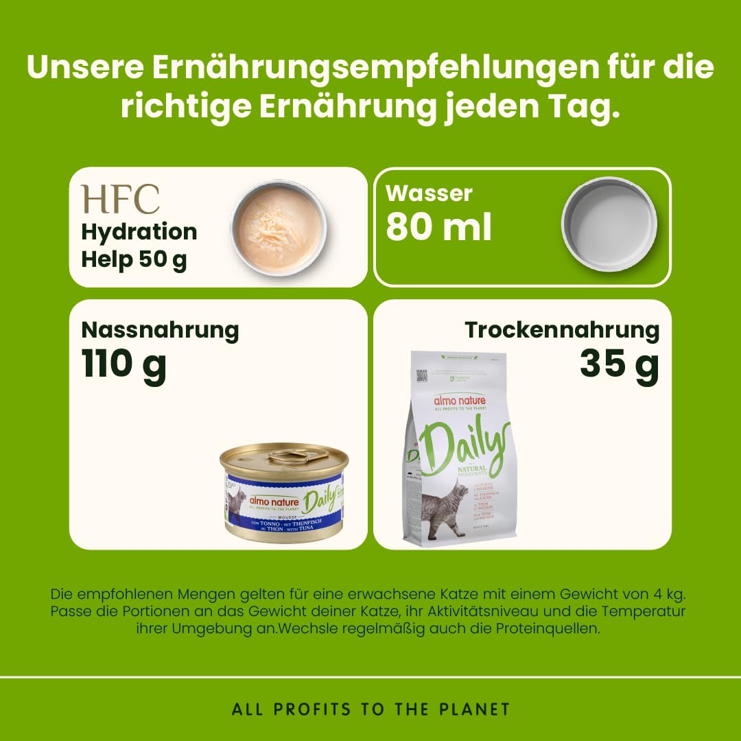 Almo Nature Daily Nassfutter Thunfisch Mousse 24x85 g