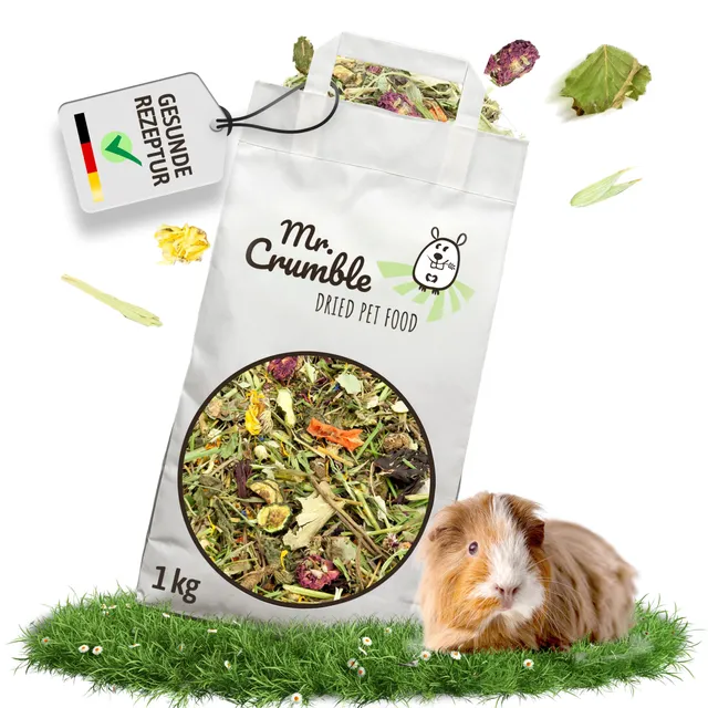 Mr. Crumble Meerschweinchen-Futter 1kg getreidefrei