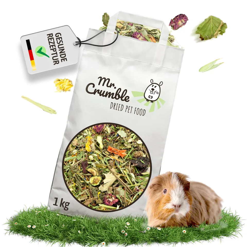 Mr. Crumble Meerschweinchen-Futter 1kg getreidefrei
